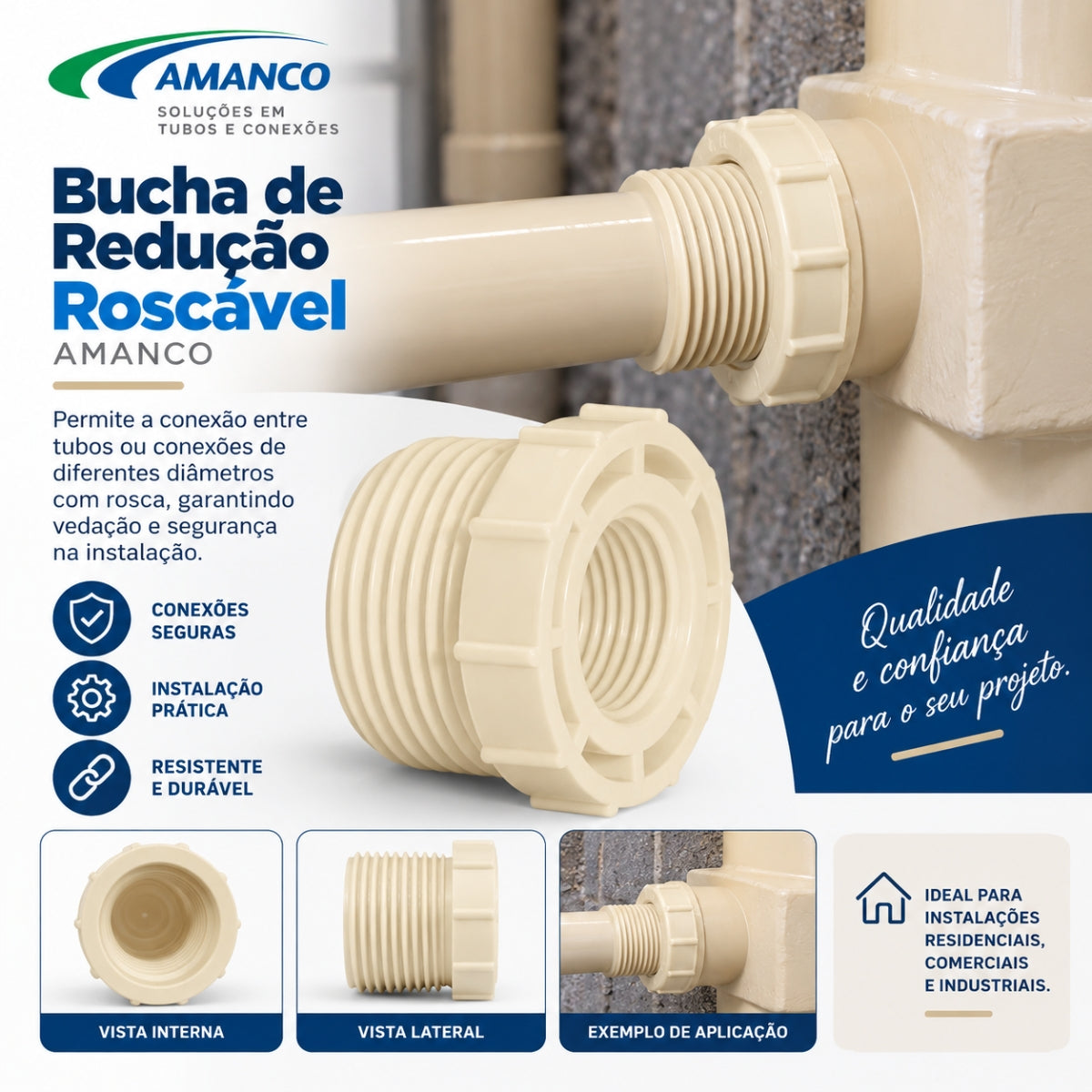 Bucha de Redução Roscável Amanco