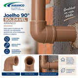 Joelho 90° Soldável Amanco