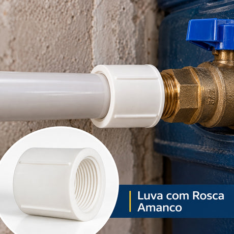 Luva com Rosca Amanco - Thony Ferragem