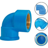 Joelho 90° Azul Latão Amanco