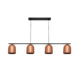 Pendente Folk 4xe27 Cobre Taschibra