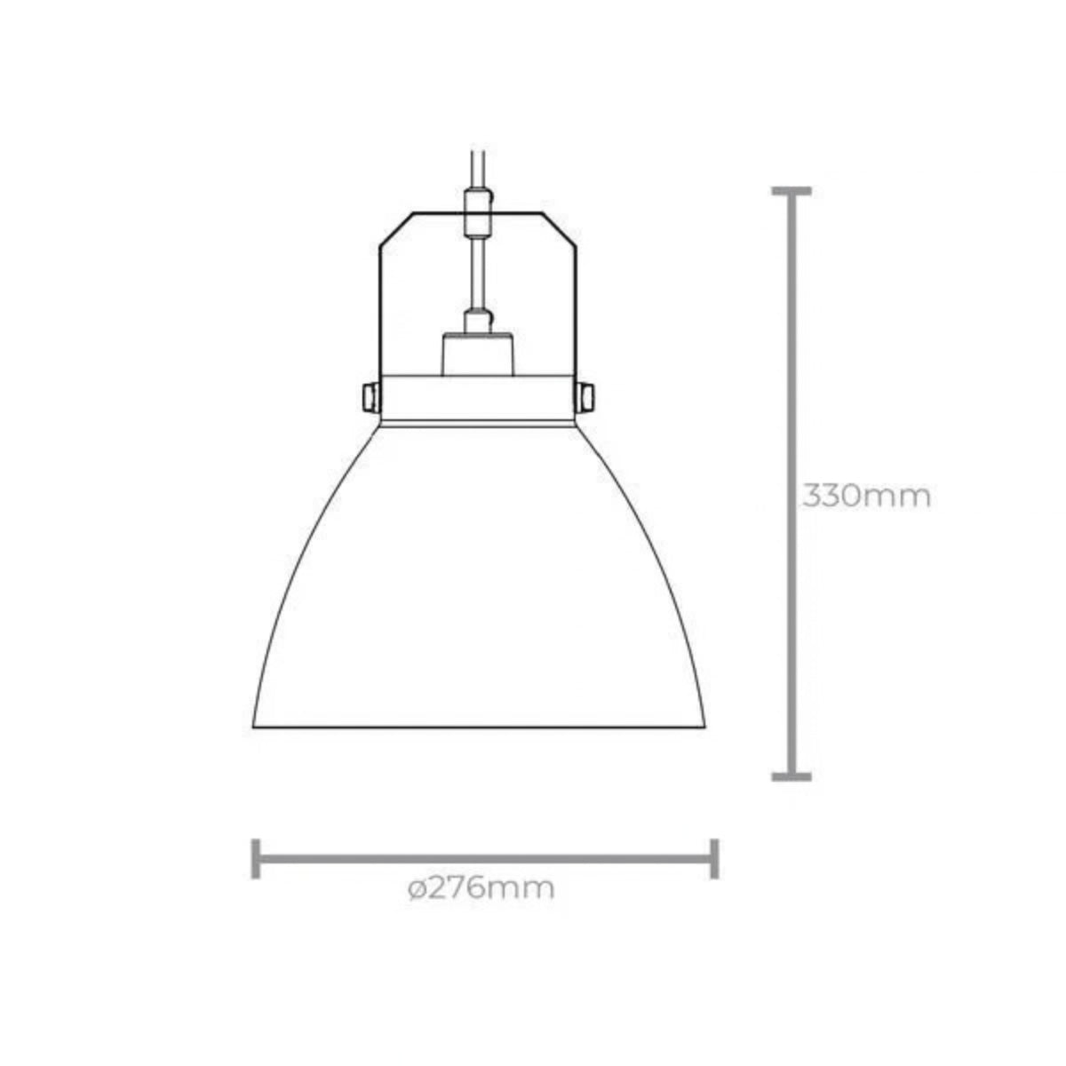 Pendente Navy 1xE27 Branca Taschibra