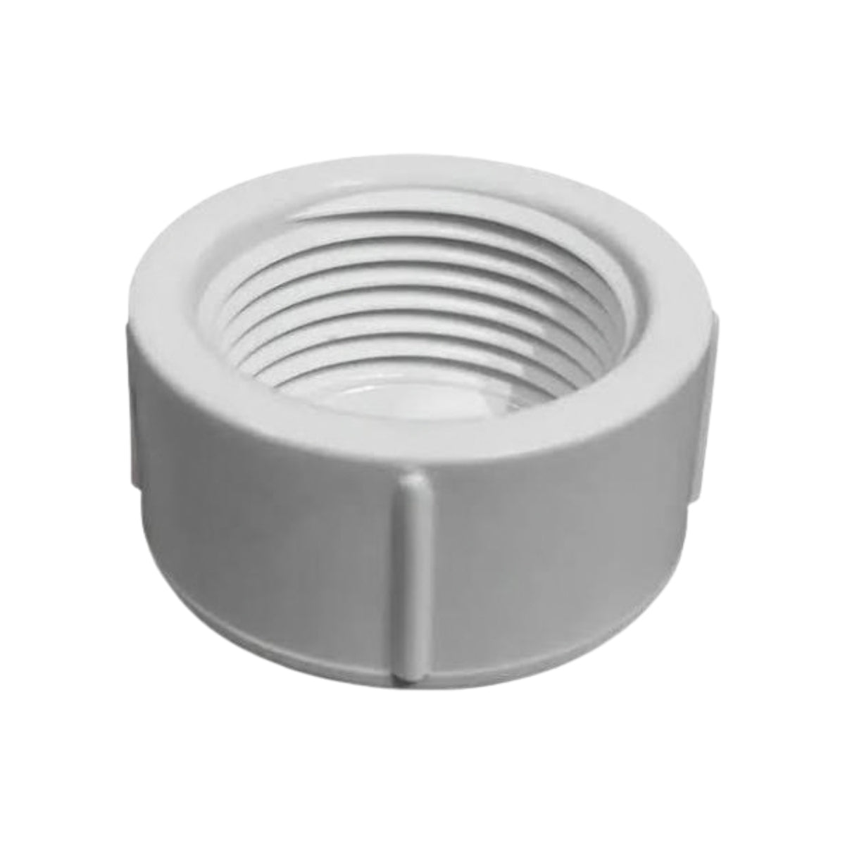 Cap Pvc Branco Com Rosca  Amanco