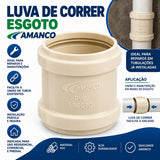Luva Correr Esgoto Amanco