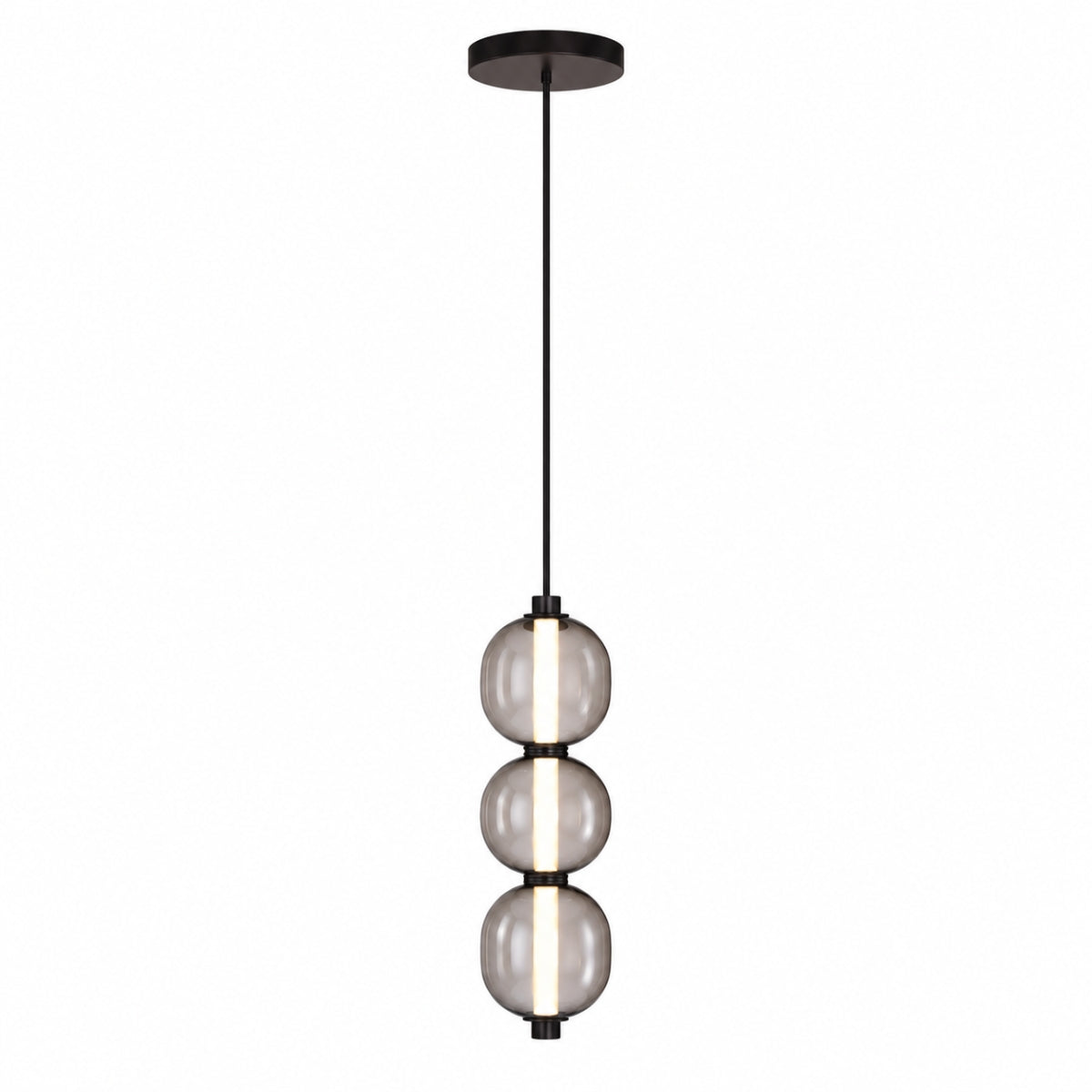 Pendente LED Cadis 3000K 8W Preto Taschibra