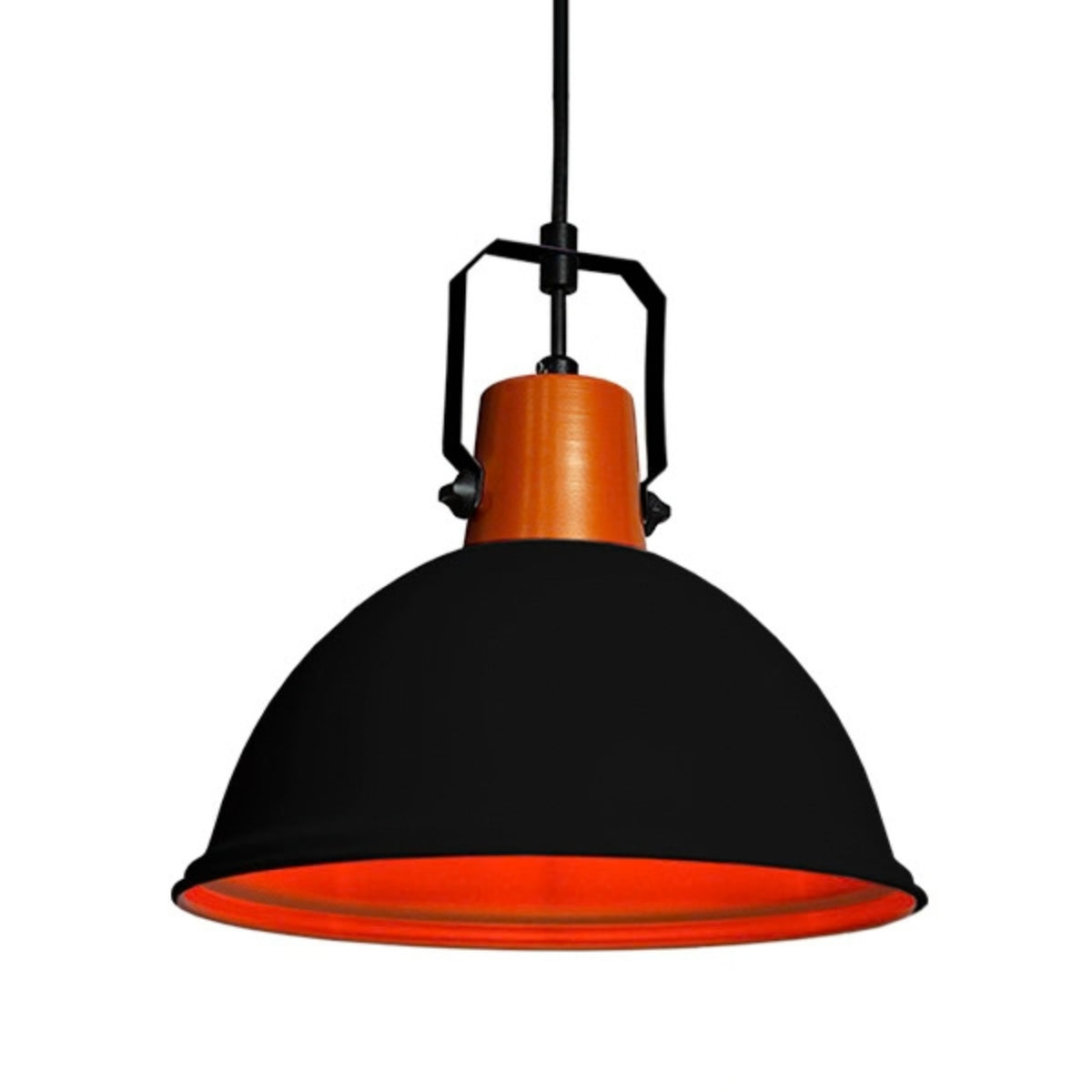Pendente Factory P Preto Taschibra