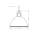 Pendente Factory P Preto Taschibra