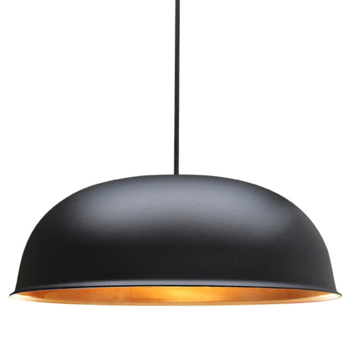 Pendente Black Festival 1xE27 Preto Fosco Cobre Taschibra