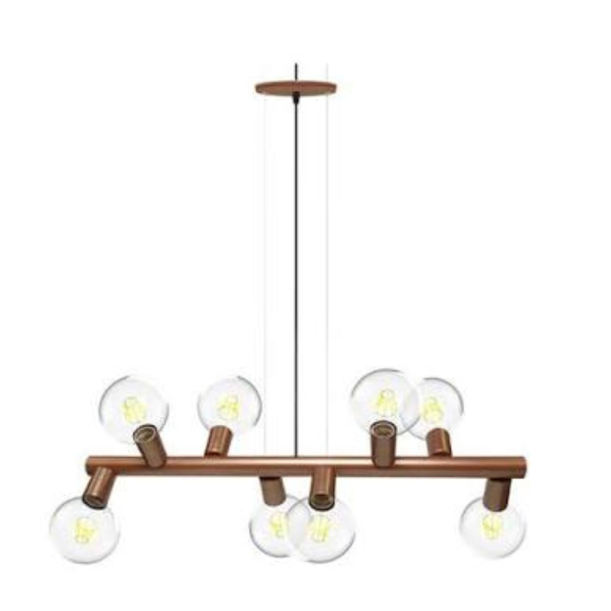 Pendente Amora 8xE27 Cobre Taschibra