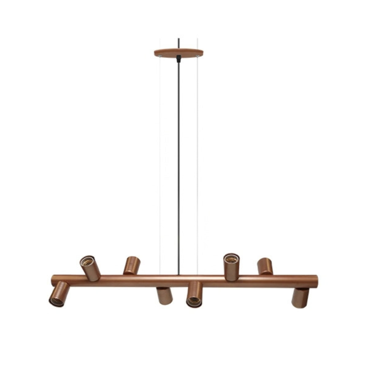 Pendente Amora 8xE27 Cobre Taschibra