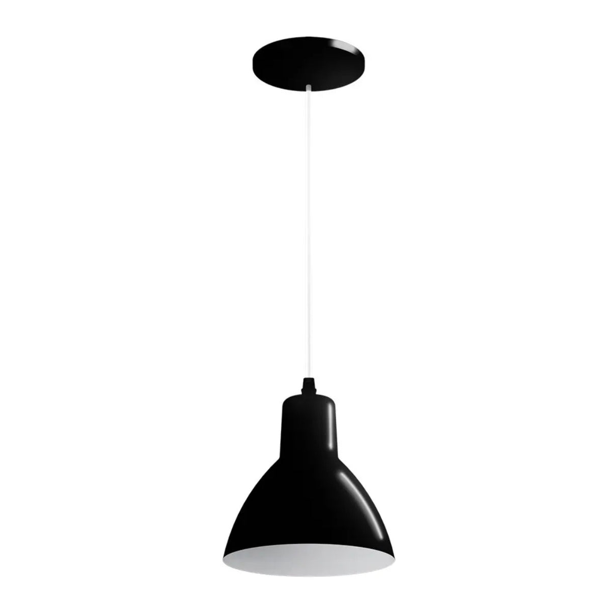 Luminária Pendente TD 622 E27 Preto Taschibra