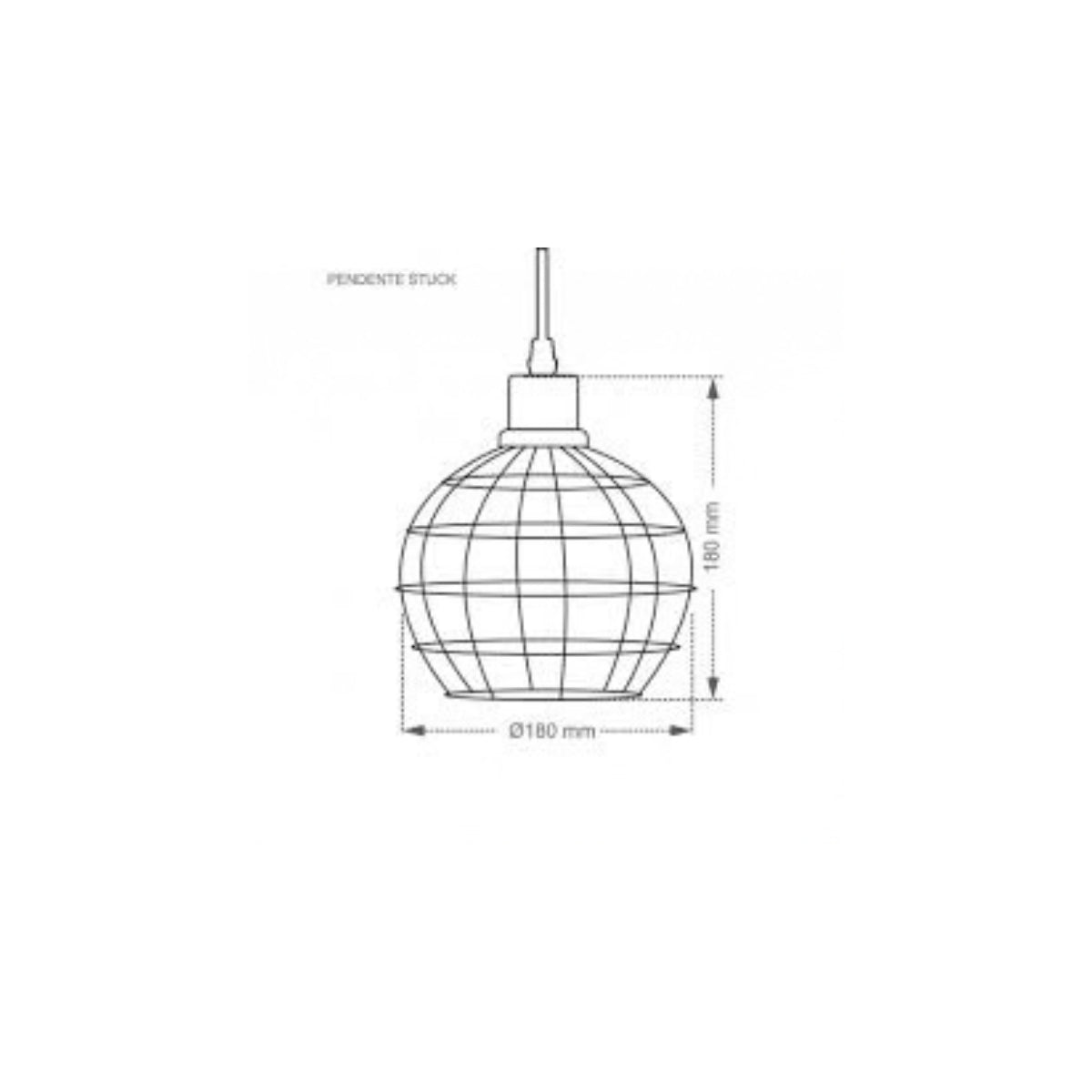 Pendente Stuck 1xe27 Taschibra
