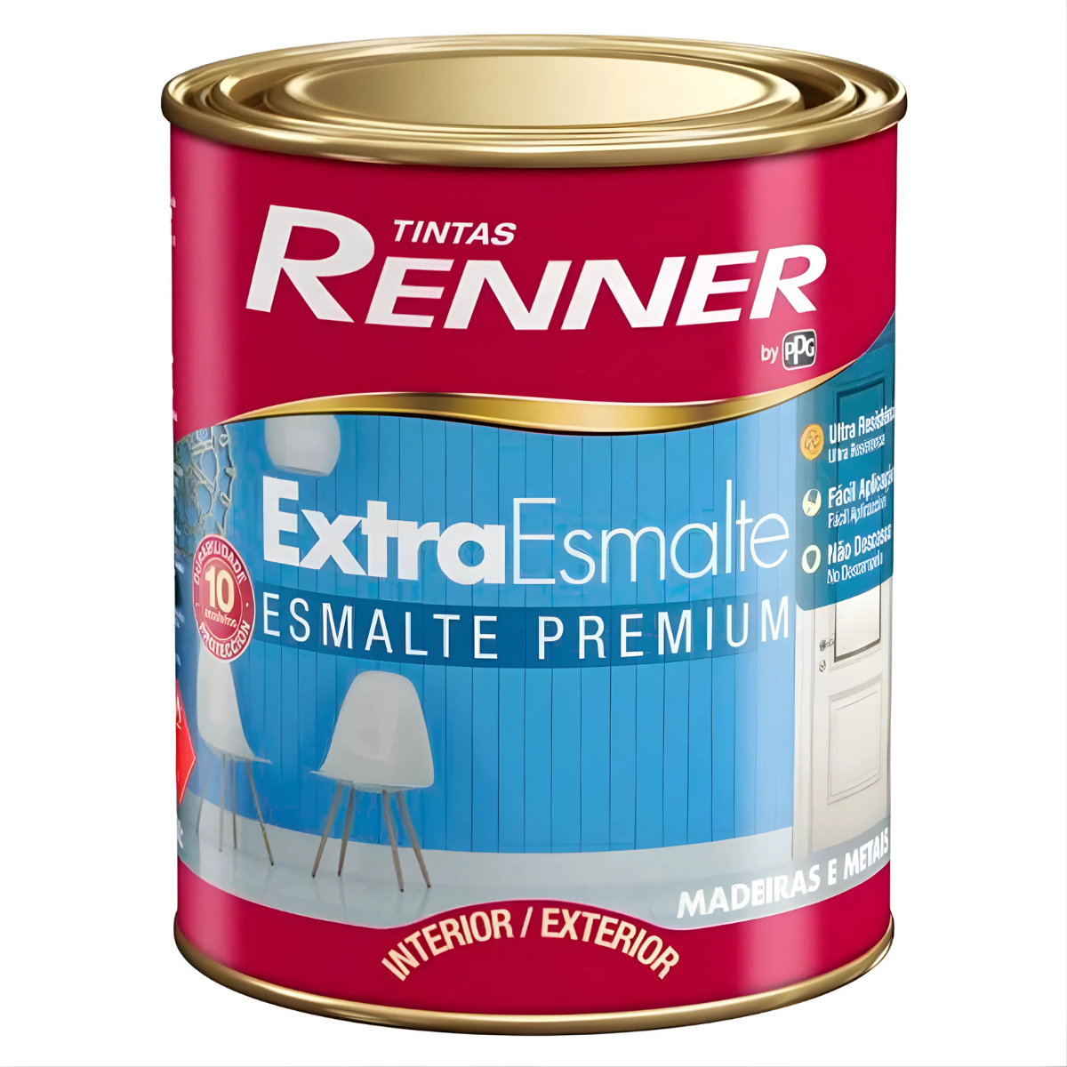 ESMALTE EXTRA BRILHANTE BRANCO 900ML PPG