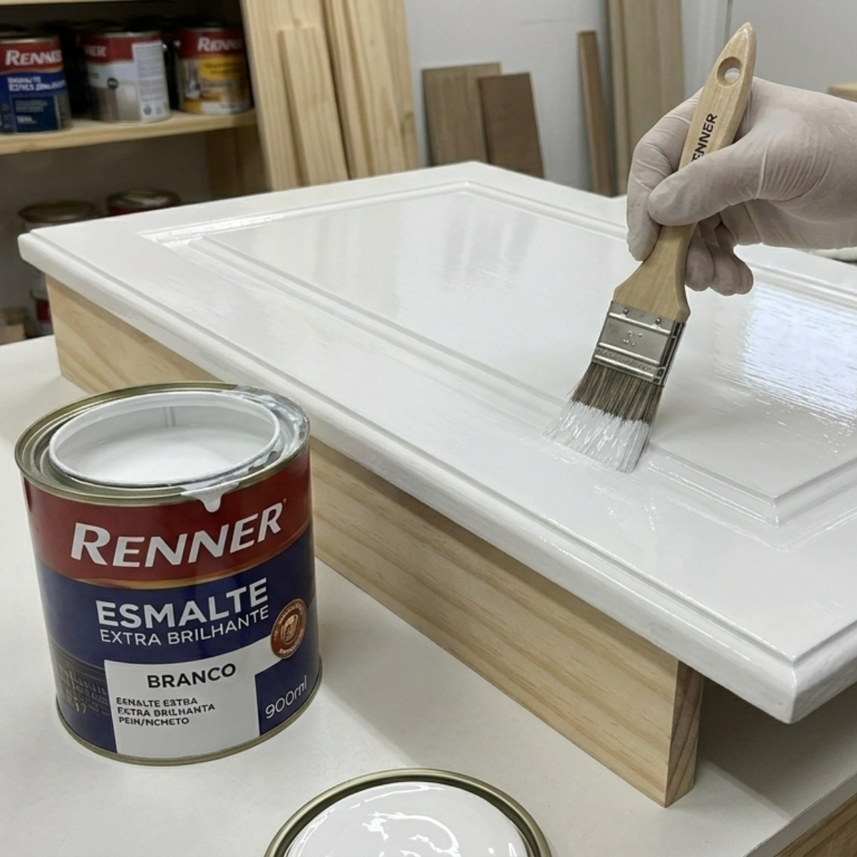 ESMALTE EXTRA BRILHANTE BRANCO 900ML PPG