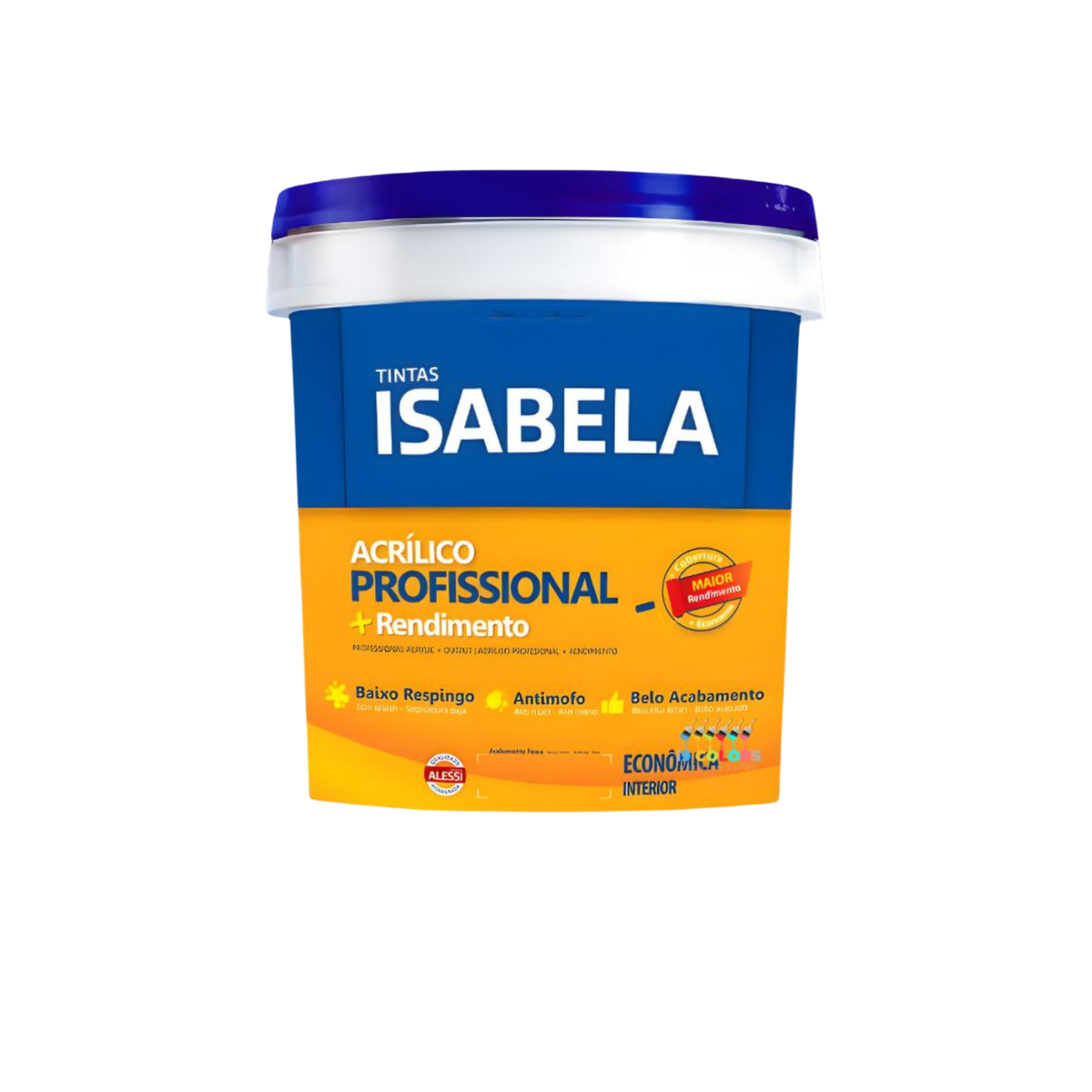 Acrílico Fosco Profissional Branco 3,6L Alessi