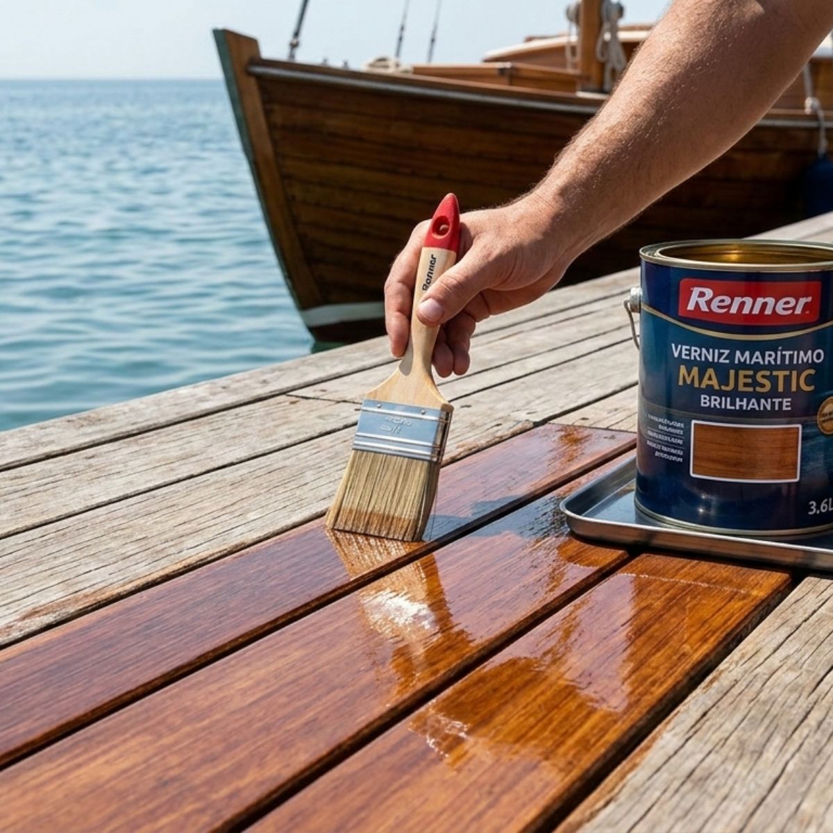Verniz Marítimo Majestic Brilhante 3,6L Renner