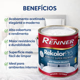 Tinta Rekolor Pro Acetinada Branco 3,6L Renner