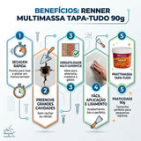 Massa Leve Multimassa Tapa-Tudo 90g Renner