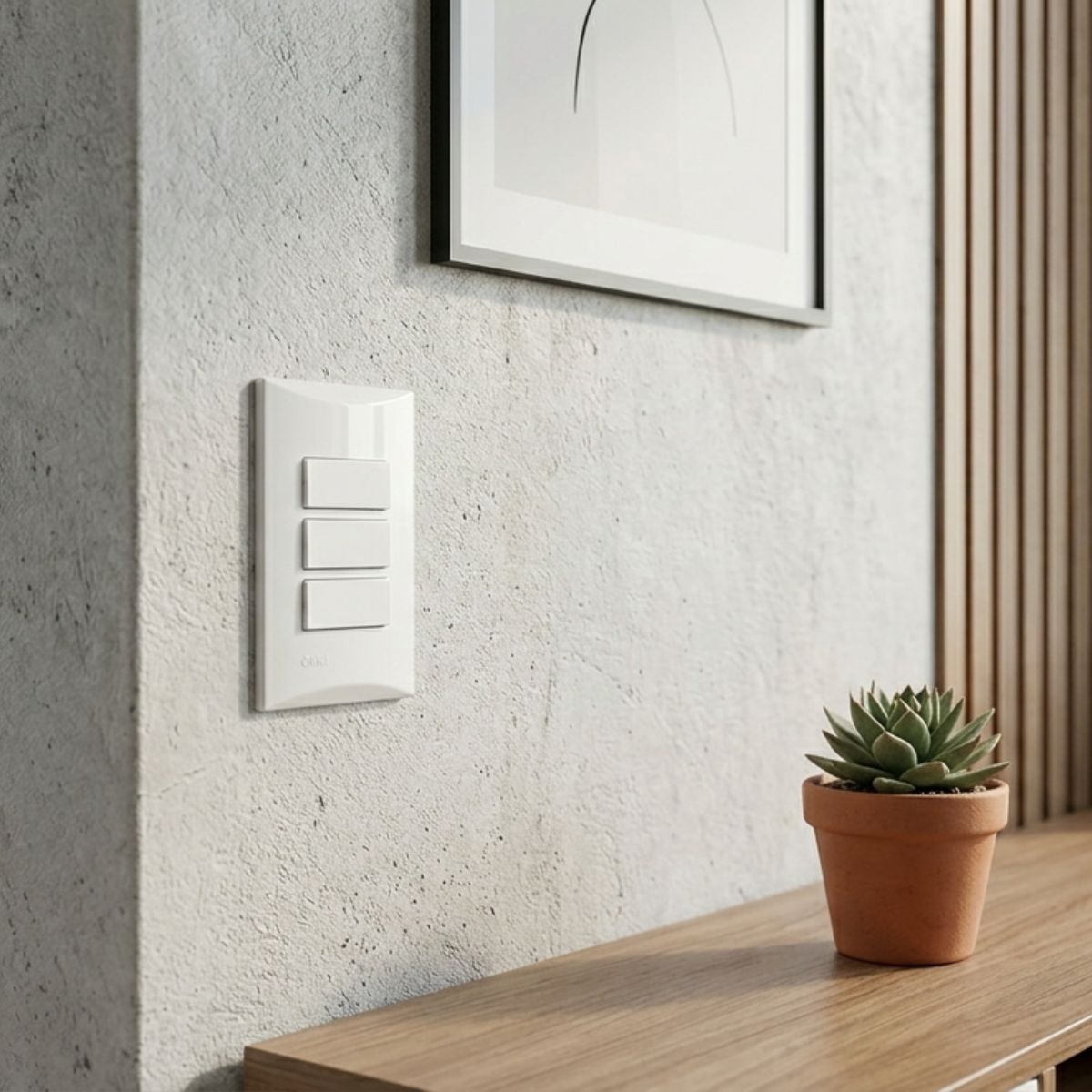 Conjunto 4x2 3 Interruptor Simples - Iris Iriel