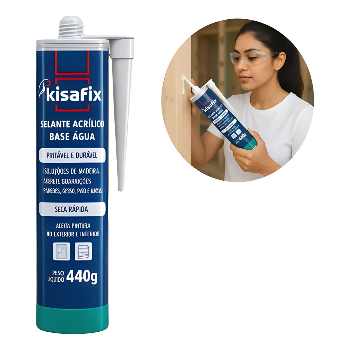 Selante Acrilico Base Agua 440g Killing