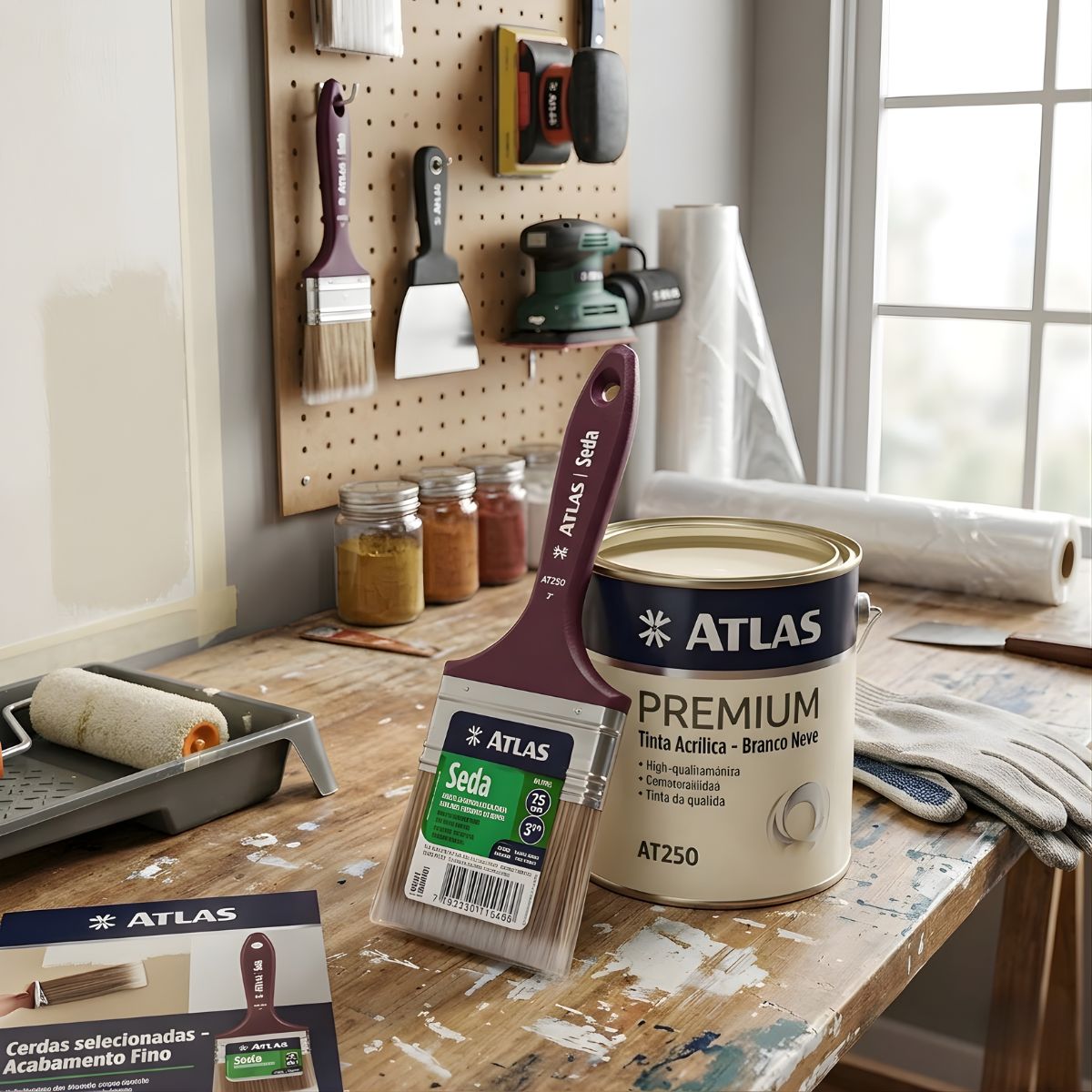 Pincel Seda 250 Atlas
