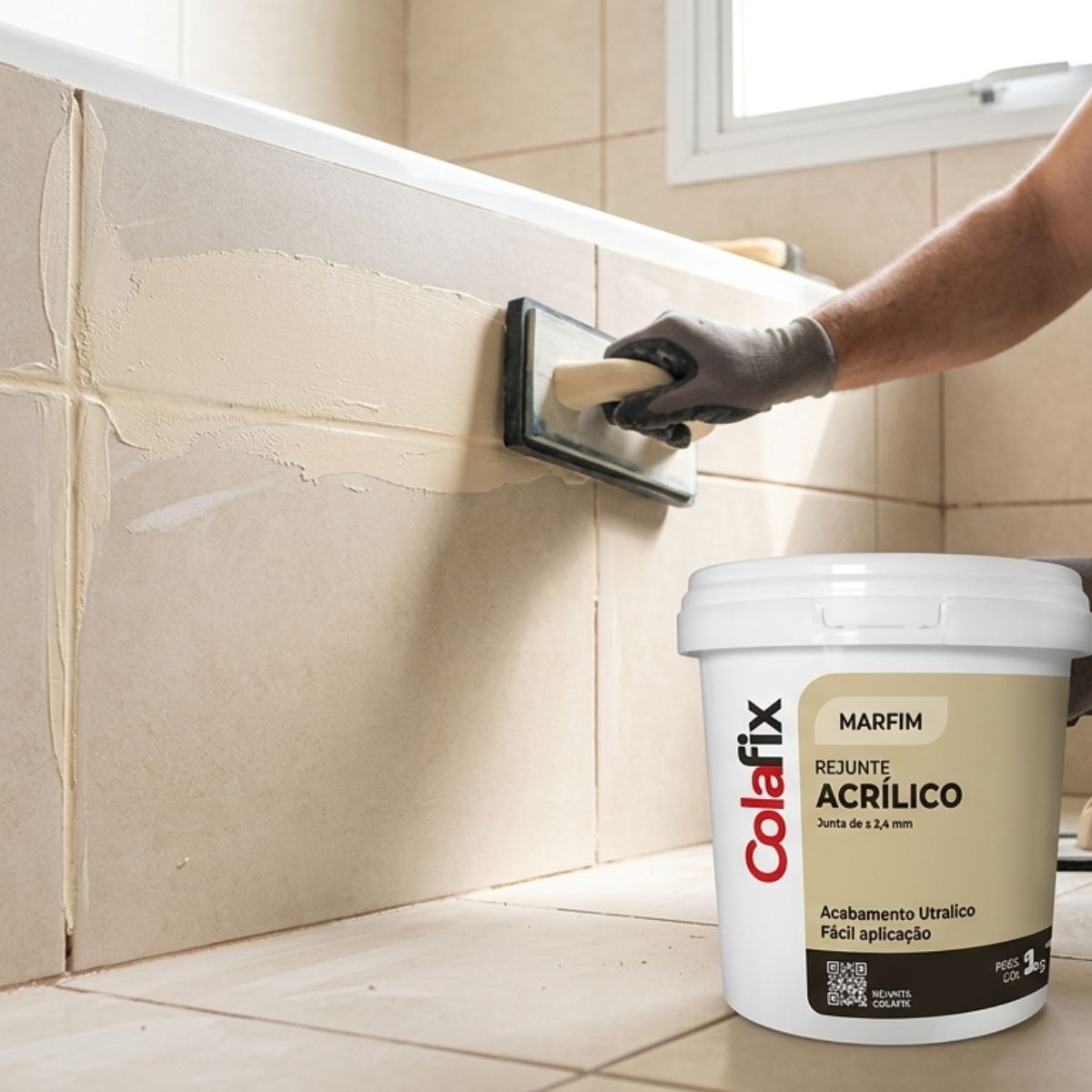 Rejunte Acrílico 1,3 kg Colafix