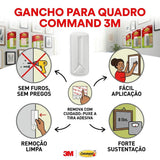 Gancho Para Quadro Commmand 3M