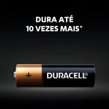 Pilha Alcalina AA Com 4 Unidades Duracell