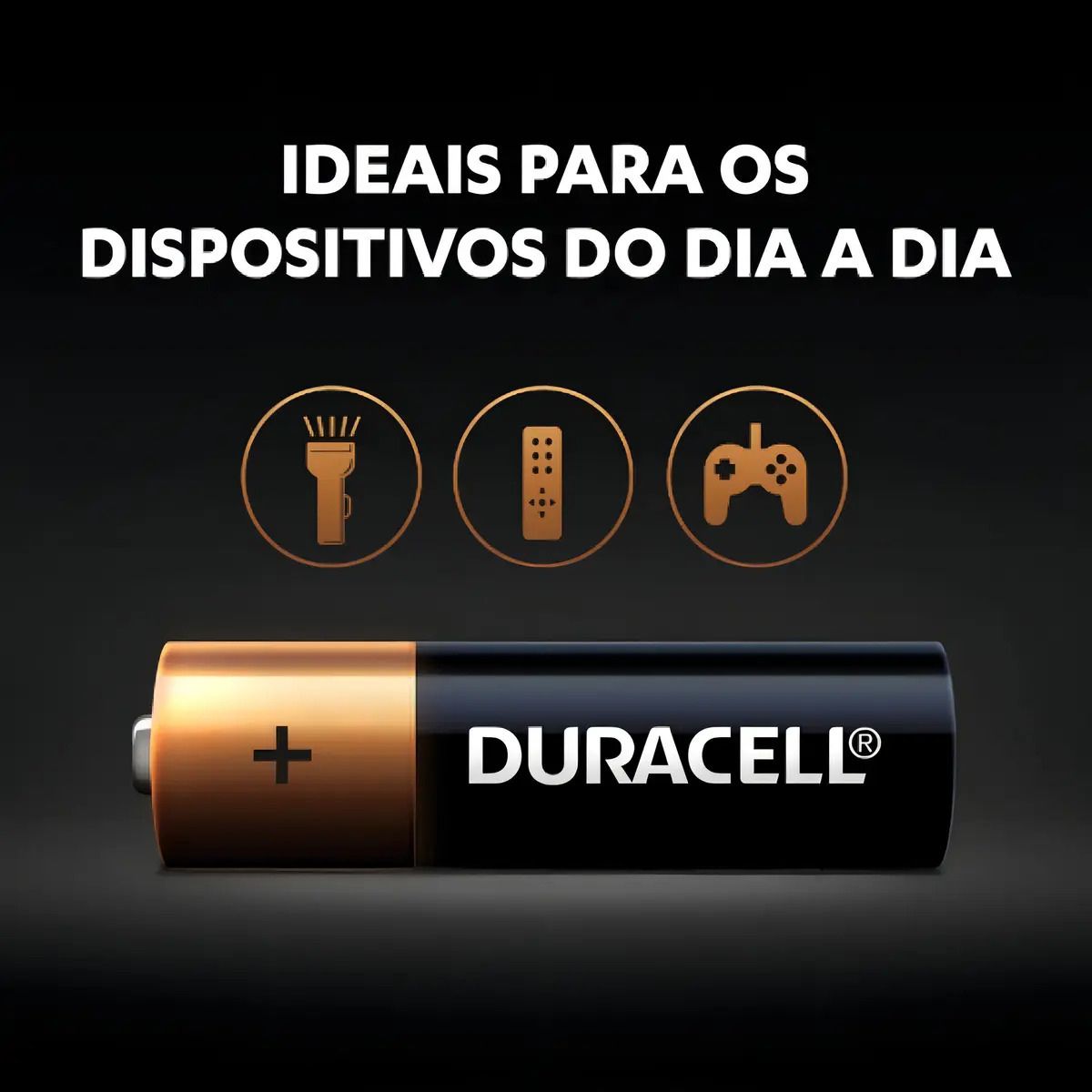 Pilha Alcalina AA Com 2 Unidades Duracell
