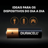 Pilha Alcalina AA Com 2 Unidades Duracell