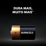 Pilha Alcalina Grande D Com 2 Unidades Duracell