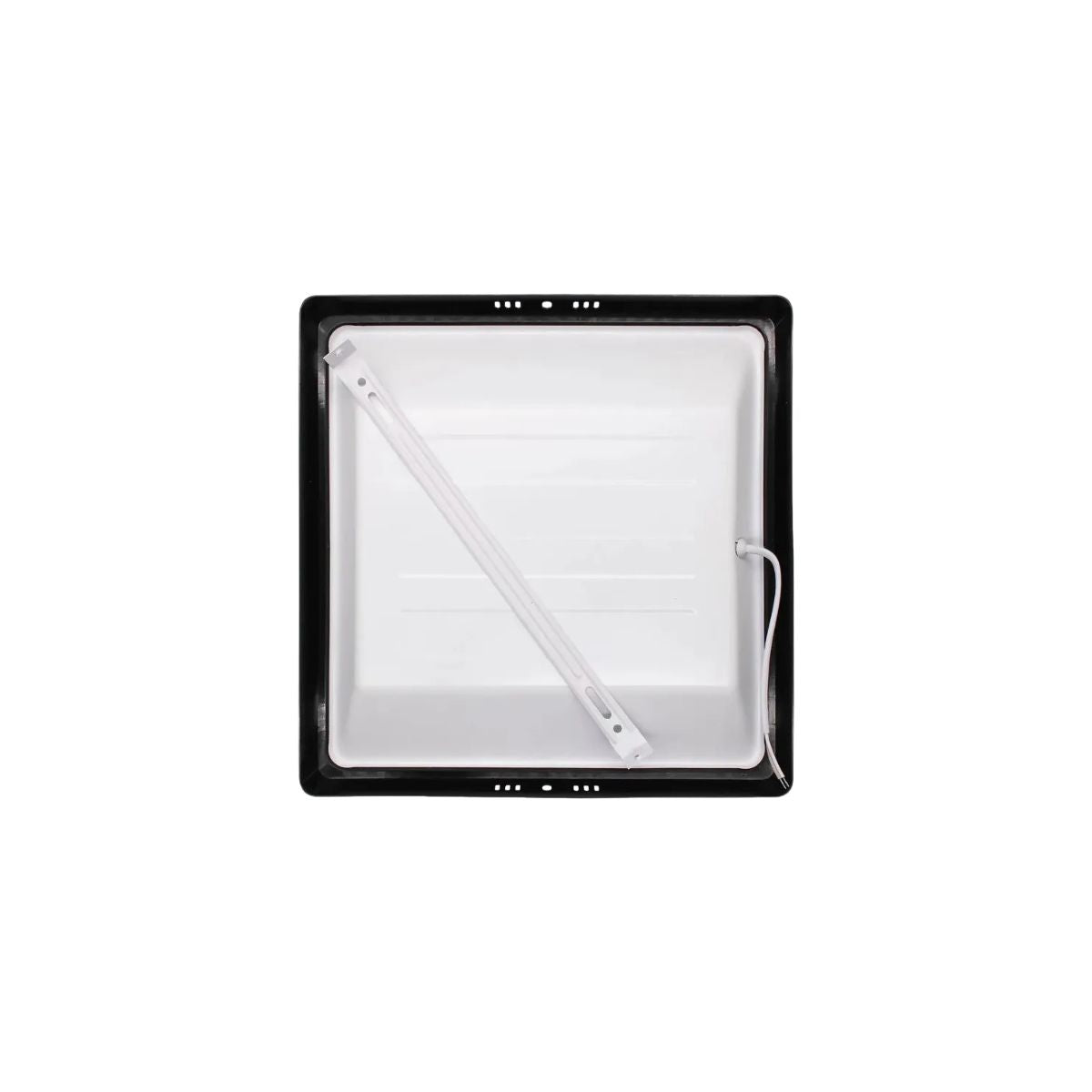 Painel LED 24W Lys Quadrado Sobrepor Preto 3000K Taschibra