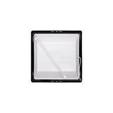 Painel LED 24W Lys Quadrado Sobrepor Preto 3000K Taschibra