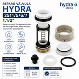 Reparo Valvula Hydra 2511/5/6/7 1.1/2" Deca