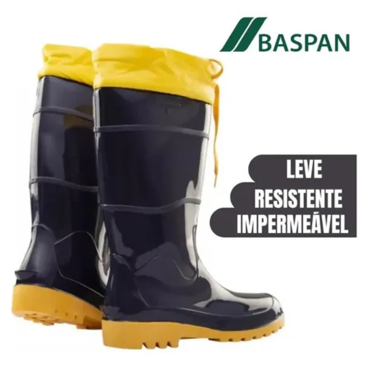 Bota PVC Náutica com Polaina Nº 40 Baspan