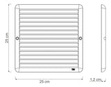 Grade de Ventilação de Superfície 25 x 25 cm – Westaflex - Thony Ferragem