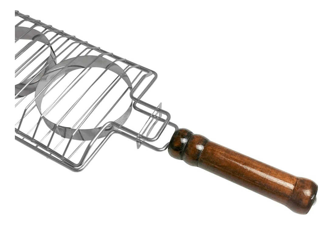 Grelha Inox Hamburgueira 15x44cm Grilazer