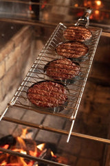 Grelha Inox Hamburgueira 15x44cm Grilazer - Thony Ferragem