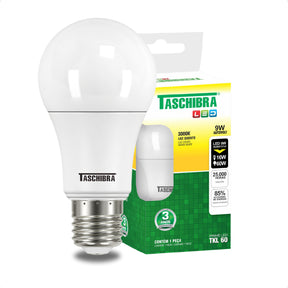 Lampada Led Bulbo TKL 60 9w 3000k Taschibra - Thony Ferragem