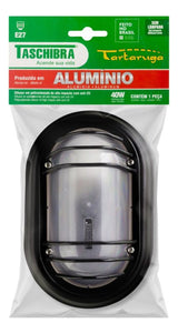 Tartaruga Suprema E27 Zinco Nobre Preto Taschibra - Thony Ferragem