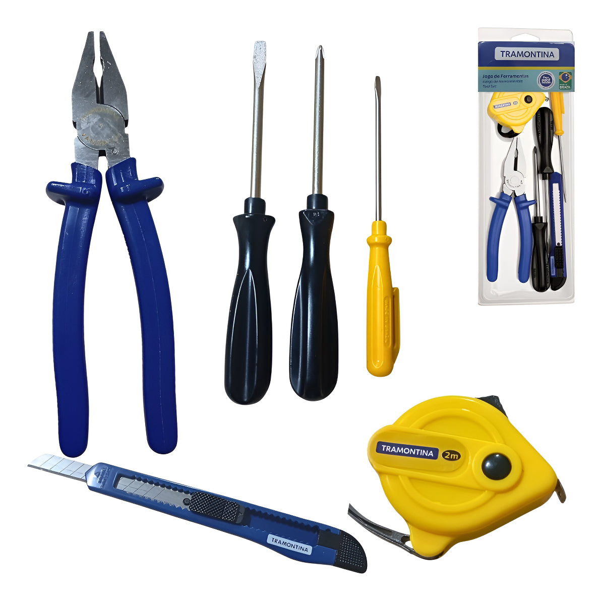 Kit Ferramentas 4 Peças  Tramontina