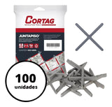 Espaçador Junta Piso 1,5mm C/ 100 peças Cortag - Thony Ferragem