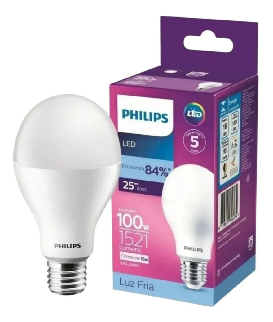 Lâmpada Led Bulbo A65 16W 6500K  Philips - Thony Ferragem