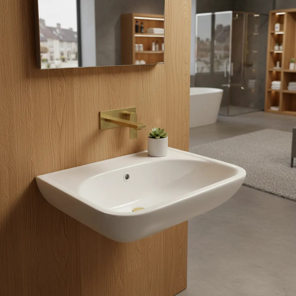 Lavatório Izy 395x295mm Branco Gelo Deca