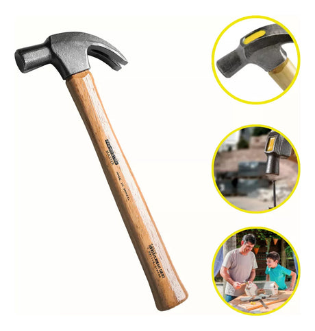 Martelo Unha Polido 25mm Tramontina - Thony Ferragem