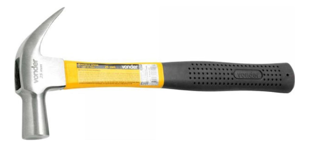 Martelo Cabo Fibra 25mm Dtools - Thony Ferragem