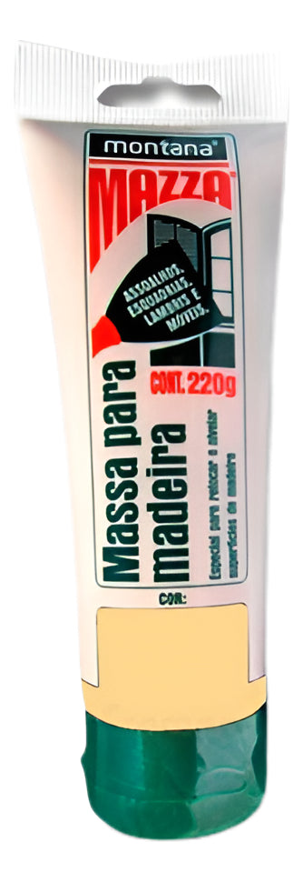 Massa P/ Madeira Mazza Marfim 220g Montana - Thony Ferragem