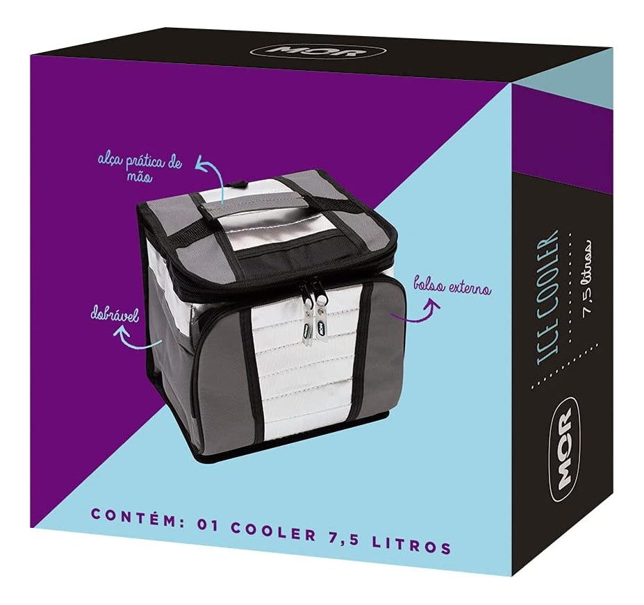 Bolsa Termica 7,5l Cinza Chumbo Mor - Thony Ferragem