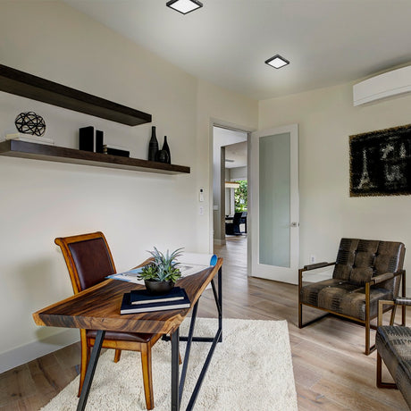 Painel De Led Quadrado Sobrepor 18w Preto 3000k Taschibra - Thony Ferragem