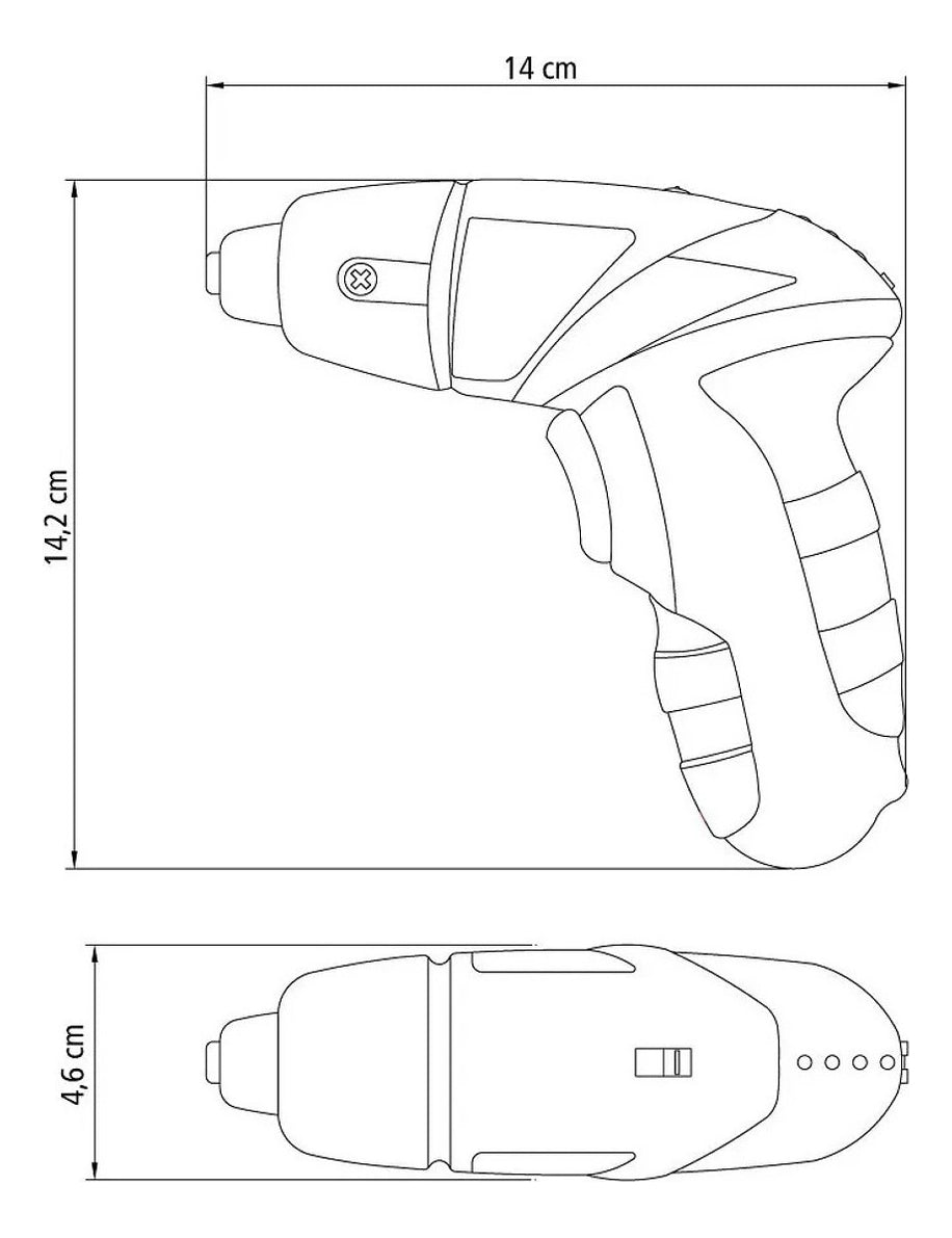 Parafusadeira 3,6v - Kit 21pc Tramontina - Thony Ferragem